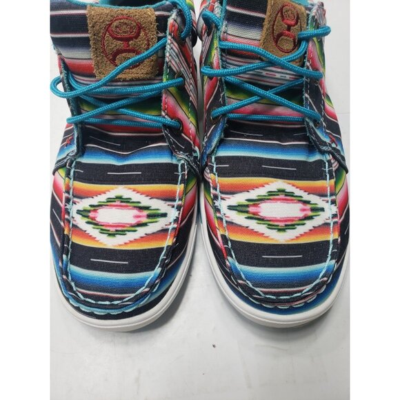 Twisted X Women’s Hooey Aztec Multicolor Serape Loper Shoes Style WHYC008 9M - Picture 5 of 9